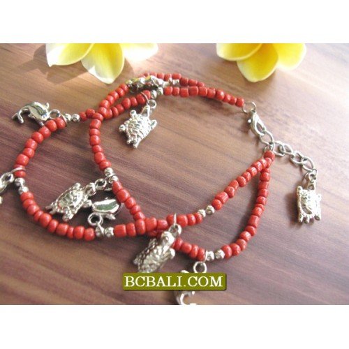 Bali Bead Anklets Charm Bracelets Wholesale Package Bali Bead Anklets